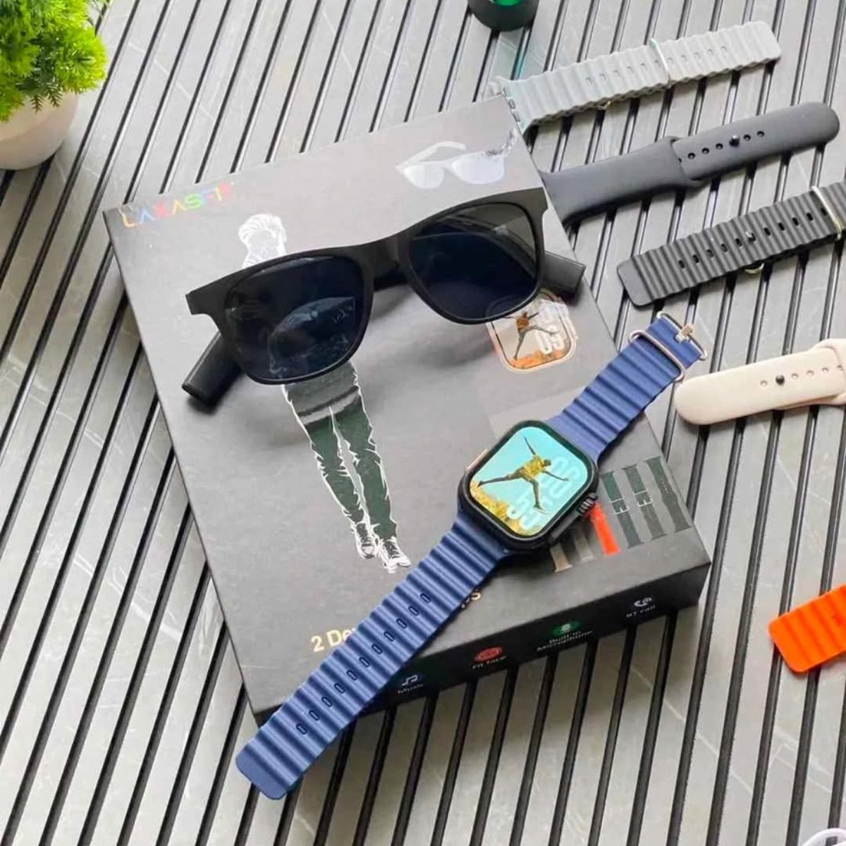 haylou rs4 max bt calling smartwatch blue